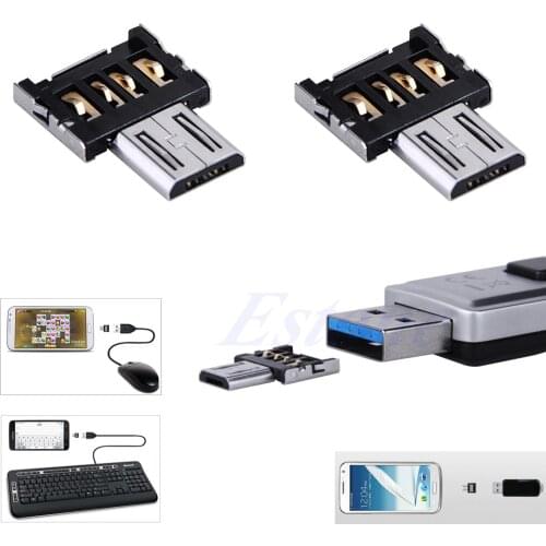 Mini Micro USB Male to USB Female OTG Adapter Converter For Android Tablet Phone