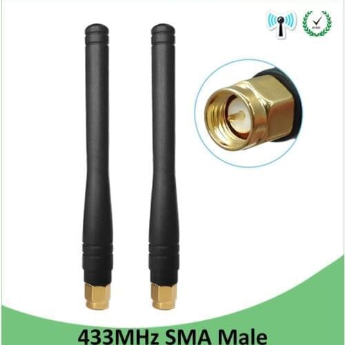 433MHZ antenna LORA antena cellular booster car para modem crc9 hf telephone longo alcance cellular signal router lte 433mhz