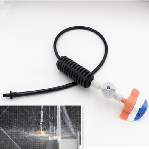 360Degree Automatic Rotating Micro-spray Water Upside Down Nozzle Set Greenhouse Cooling Humidification Drip Irrigation TTC