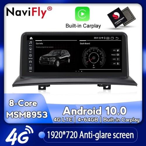 Android 10.0 Car multimedia Player for BMW X3 E83 2004-2010 Original without screen Qualcomm Snapdragon API 29 4G LTE