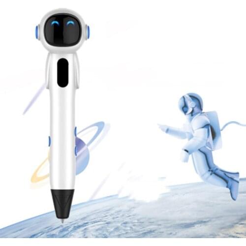 Childrens 3D printing pen, low temperature wireless 3d graffiti pen DIY /PCL material, toy printing design pen, Christmas gift