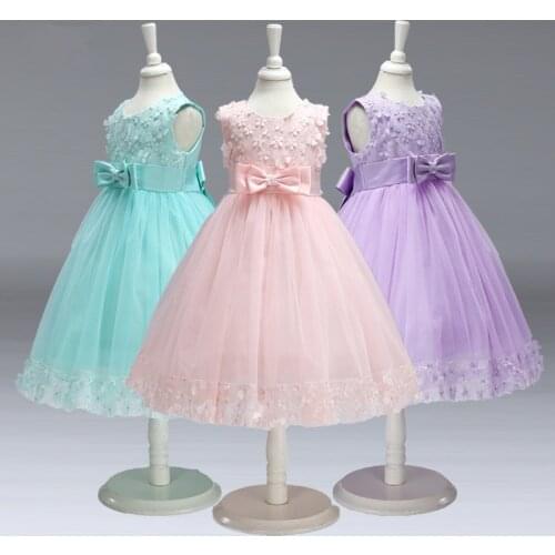 Kids Sequins Flower Girl Wedding Dress Kids Party Dresses Children Fancy Dress For Girls Costume 2 3 4 5 6 7 8 9 10 11 12 Year