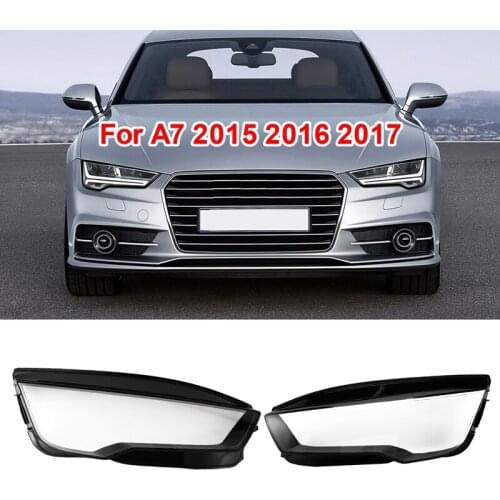 For - A7 2015 2016 2017 Car Headlight Cover Headlight Transparent Lampshade Shell Lens Glass