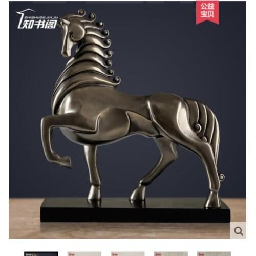 European cold cast copper bellweiler animal furnishings office living room TV cabinet home business Animal moving gifts