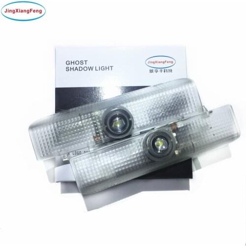 JXF Car Light Signal Decorative Lamp 2 PCS LED Welcome Laser Door for Altima Armada Maxima Quest Titan Ghost Shadow Plug&Play