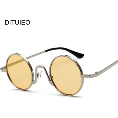 Classic Round Sunglasses Men Women 2019 Oversized Design Pink Sun Glasses Ladies Shades Ocean Lens Sunglass UV400