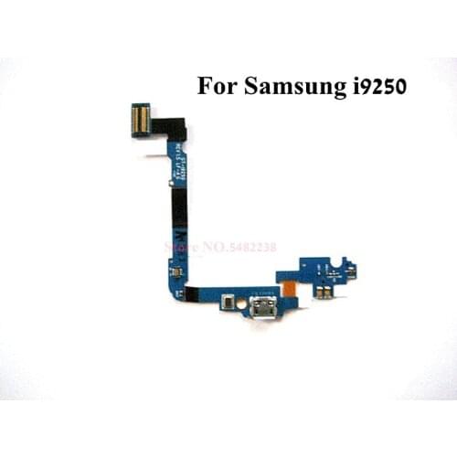 Original USB Charging Dock Port Flex cable For Samsung I9250 Charger plug board with Microphone Replacement
