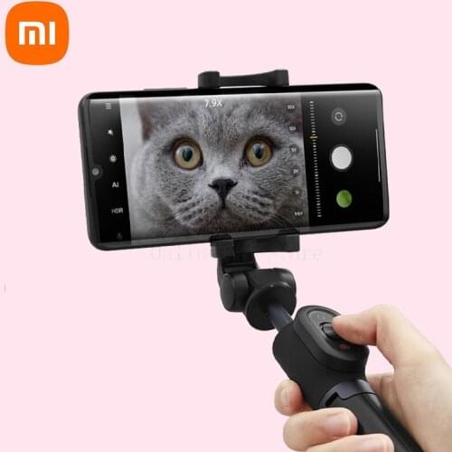 Original Xiaomi Bluetooth Backlet Selfie Stick Tripod Portable Tripod Remote Foldable Phone Bracket 360 Rotatable Extendable