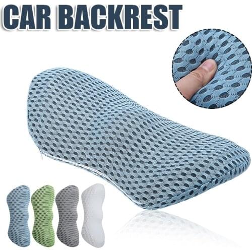 New Car Driving Lumbar Support Cushion Memory Foam Wedge Cushion Pillow For Back Waist Support Relax Elastic Low Rebound