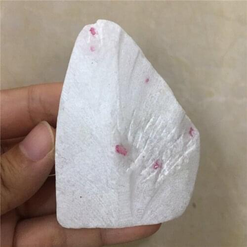 Rare 1pcs beautiful natural stones and minerals red spinel raw gemstone specimen healing crystals for home decoration collection