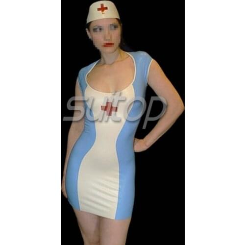 Sexy latex nurse uniform