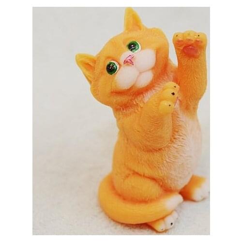 3D Lovely Cats Silicone Animals Mold Silicone Mould Soaps Kitten Molds Candle Mold Moulds Handmade Soap Making Mould Aroma Stone