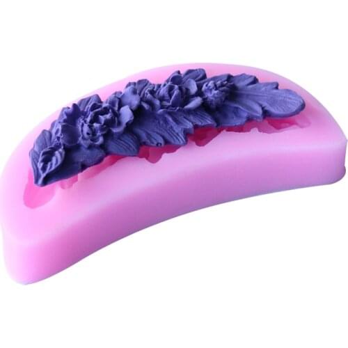 Rose Flower Silicone Mold Cake Chocolate Gumpaste Molds DIY Wedding Cake Decorating Tools Fondant Sugarcraft Cake Baking Mould