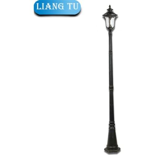 Courtyard Street Light Outdoor Waterproof European High and Thick Post Lamp Old Style Road Light Outdoor Led Lamp