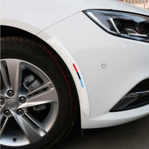 Car Wheel Eyebrow Protection Front Rear Body Bumper Protector Car Styling Accessories For SUBARU Forester Outback impreza Legacy