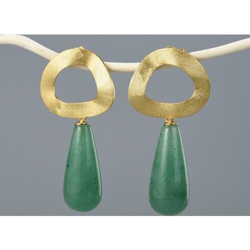 Women Drop Earrings Set 925 Sterling Silver Inlay Lapis Women Drop Earrings S925 Exclusive Design Water Drop Lapis Drop Earrings