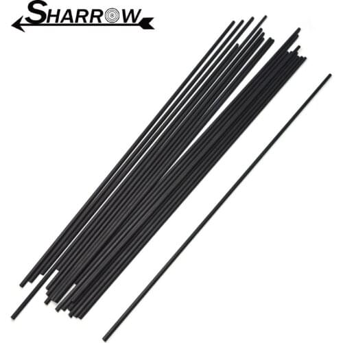 10/20pcs 30inch Archery Spine 400 Pure Carbon Arrows Shaft ID6.2mm OD7.6mm Shooting Target Bow Arrow Accessories