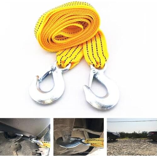 4 m 3 tons double layer thickening rescue car rope for Porsche Cayenne Macan Macan S Panamera Cayman Carrera Porsche911