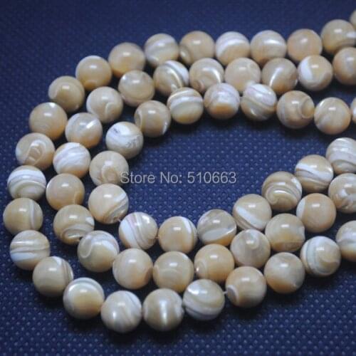 25 Pieces / Lot, Nature Trochus Shell Bead Saltwater Pearl Bead Mother of Pearl DIY Beads Accessories Size 14mm