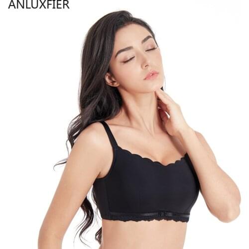 X9024 Wireless Lace Pocket Bra for Breast Prosthesis Women Mastectomy Bras Breast Form Bra Mastectomy Women Bra