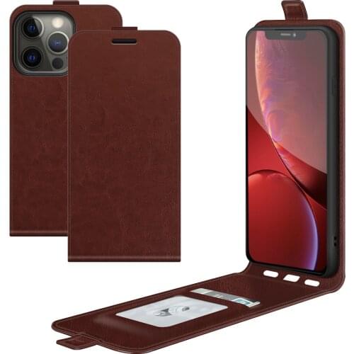 For iPhone 13 Pro Max Mini PU Leather Phone Case Luxury Phone Case Magnetic Closing Flip Protective Cover Capa with Card Slot