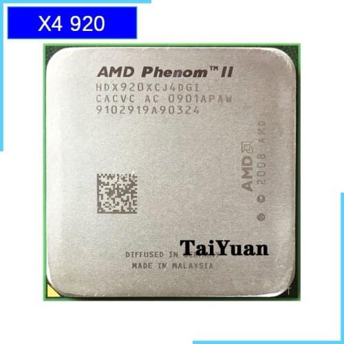 AMD Phenom II X4 920 2.8 GHz Quad-Core CPU Processor HDX920XCJ4DGI Socket AM2+ contact to sell X4 940