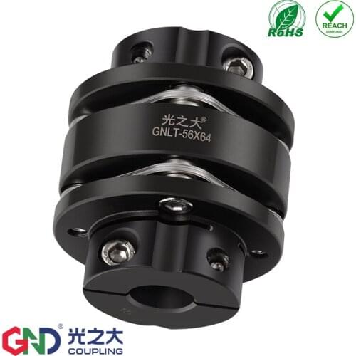 GNLT 45# Steel Double Diaphragms Clamp Series 45# Steel high torque shaft couplings D50 L57