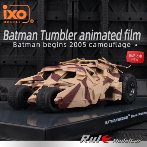 IXO 1:43 Batmobile begins 2005 camouflage movies collection of die casting alloy trolley model