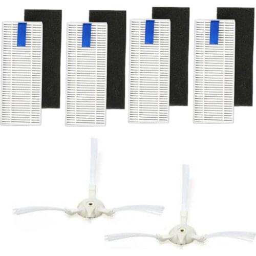 6Pcs/set Robot Vacuum Cleaner Filter Side Brush Kit For Tefal Rg6875 Parts Accessories