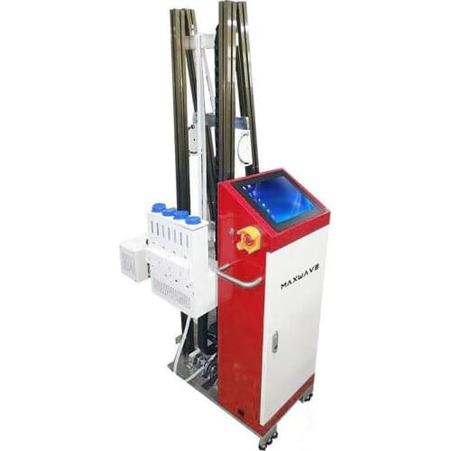 Large Format Glass Ceramic Tile Metal CMYKW automatic UV vertical wall painting machine