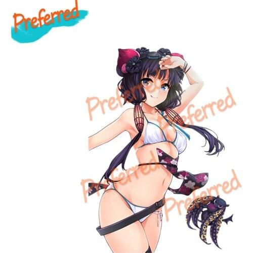 Hot Selling Sexy Anime Beautiful Girl PVC Stickers for Mobile Phones, Suitcases, Car Bodies, Scratch-resistant and Waterproof