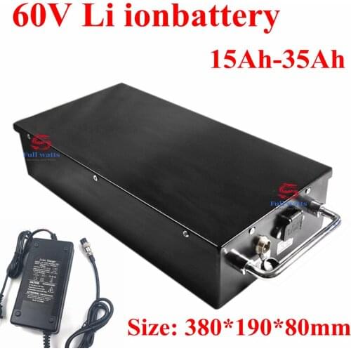 60V 20Ah 25Ah 30Ah 12Ah 15Ah 18Ah Lithium ion battery li ion BMS for X7 X8 X9 X20harley citycoco scooter bicycle +charger