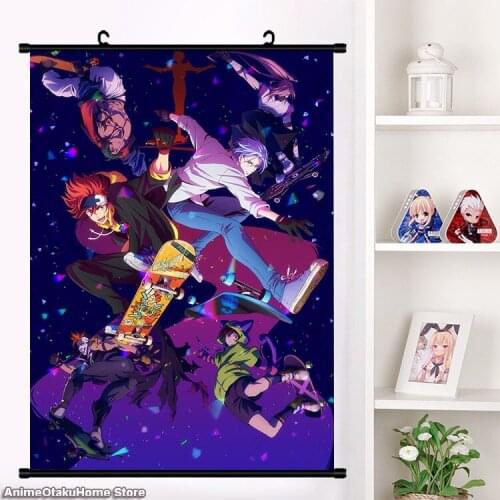 NEW Anime SK8 the Infinity SK EIGHT Reki Kyan Langa Hasegawa Miya Chinen Wall Scroll Mural Poster Wall Hang Poster Home Decor
