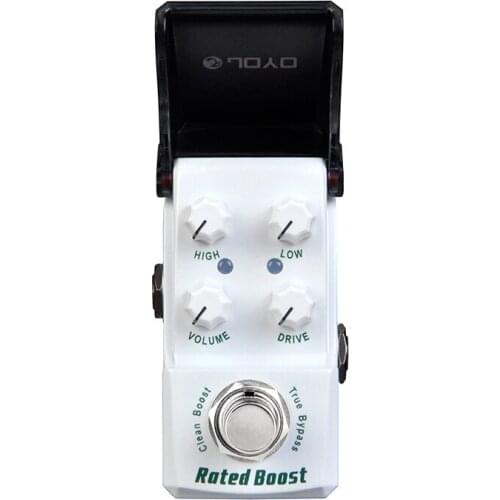 JOYO Ironman JF-301 Clean Pedal Rated Guitar Effect Pedal for Electric Guitar +-12dB Low / High EQ Effects Pedal True Bypass