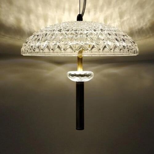 Pendant Lights Retro Glass Metal Round Suspension LED Lamp For Living Room Hotel Hall Dining Room Villa Pendant Lighting PA0372