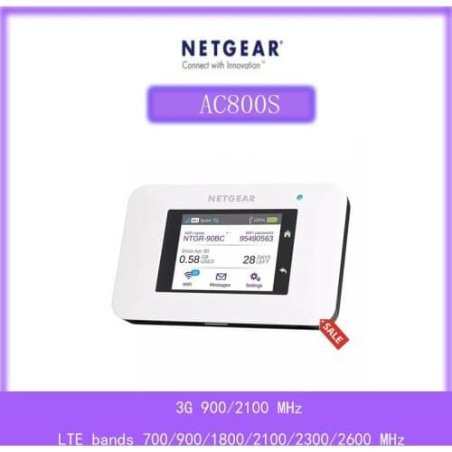 Unlocked Netgear AirCard 800s ac800s 450Mbps 3g 4g router lte mobile(4G LTE in Europe, Asia, Middle East and Africa)free antenna