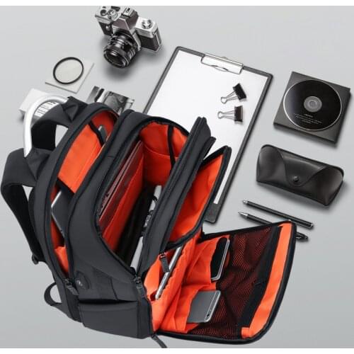 Mens Backpack High-capacity 17 inch Laptop Backpack Anti-theft fashion travel bag USB Recharging Backpack Business Male Mochila