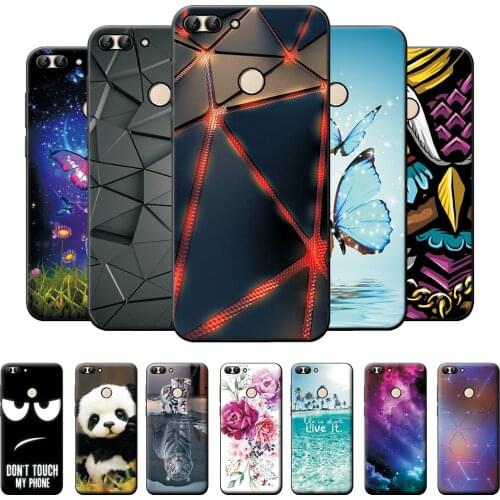 For Huawei P Smart 2018 Case Silicone For Huawei P Smart 2018 Case Soft Phone Cover on Huawei P Smart 2018 Cat Back Cover Bumper
