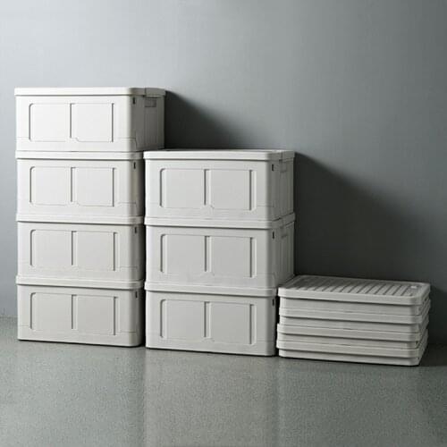 Foldable Storage Boxes Home Organizer Large Clothing Storage Containers Office Book Arrange Nordic Plastic Box Bedroom Store Bin