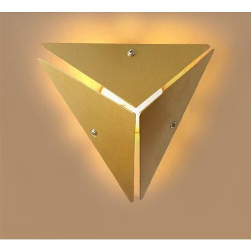 Modern creative DIY geometric wall light hotel conference room hall aisle wall sconce living room bedroom bedside wall lamp