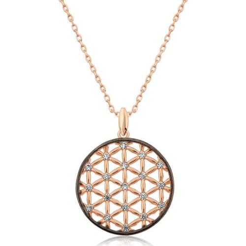 Tevuli 925 Sterling Silver Flower of Life Necklace