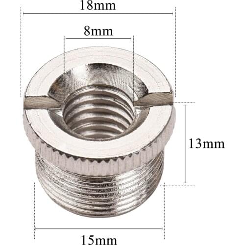 High Quality 5/8" Male to 3/8" Female Screw Microphone Mic Stand Adapter Thread Screw Durable Sturdy