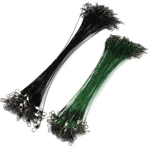 100PCS Preamble Wire Anti-bite Line Front Wire Wire Wire Strip Winding Knitted Wire Fishing Fishing Gear Accessories