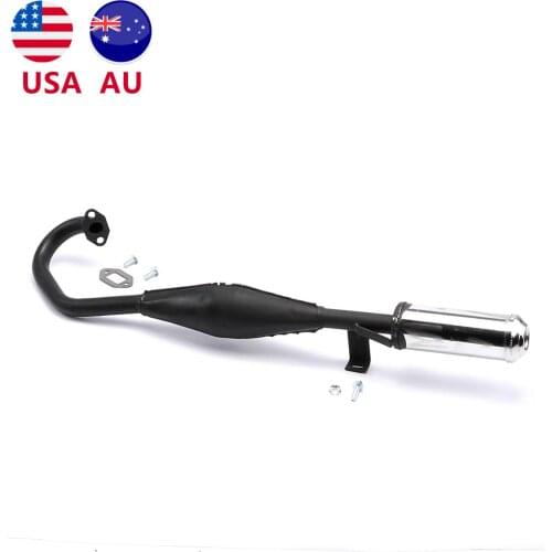 25" Inch Exhaust Muffler Pipe For Motorcycle Echappement Moto 47cc 49cc Pocket Bike ATV Go Kart Quad