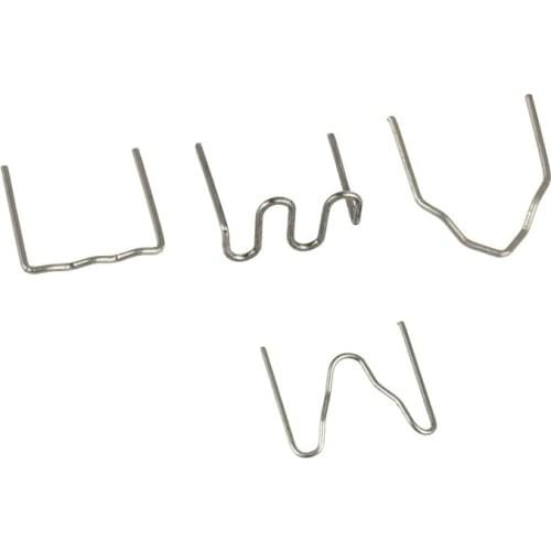 800Pcs Pre-Cut Staples Hot Staples for Plastic Stapler Repair Kit Welder 4 Sizes