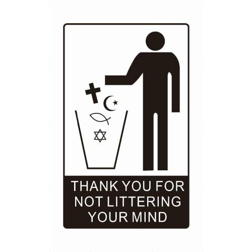 90*150cm thank you for not littering your mind flag