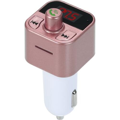 Car MP3/WAV Music Player BT 5.0 FM Modulator Transmitter Wireless Handsfree Audio Receiver Dual USB Chargers