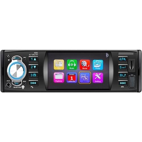 Car Player,4.1 Inch Bluetooth Car MP5 Player Car Mp4 Wireless Handsfree Reversing Image with Reversing Camera