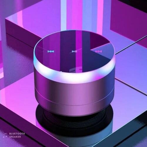 A51 Speaker Fine Workmanship Breathing Lights Multifunctional Mini Wireless Bluetooth Speaker with TF Card Slot for Home