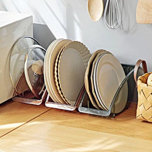 Household Pot Lid Rack Dish Racks Tray Kitchen Organizer Tableware Storage Box Multi-Function Storage Containers Desk Organizer